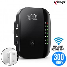 Repetidor de Sinal Wireless KP-3005 Knup - Preto